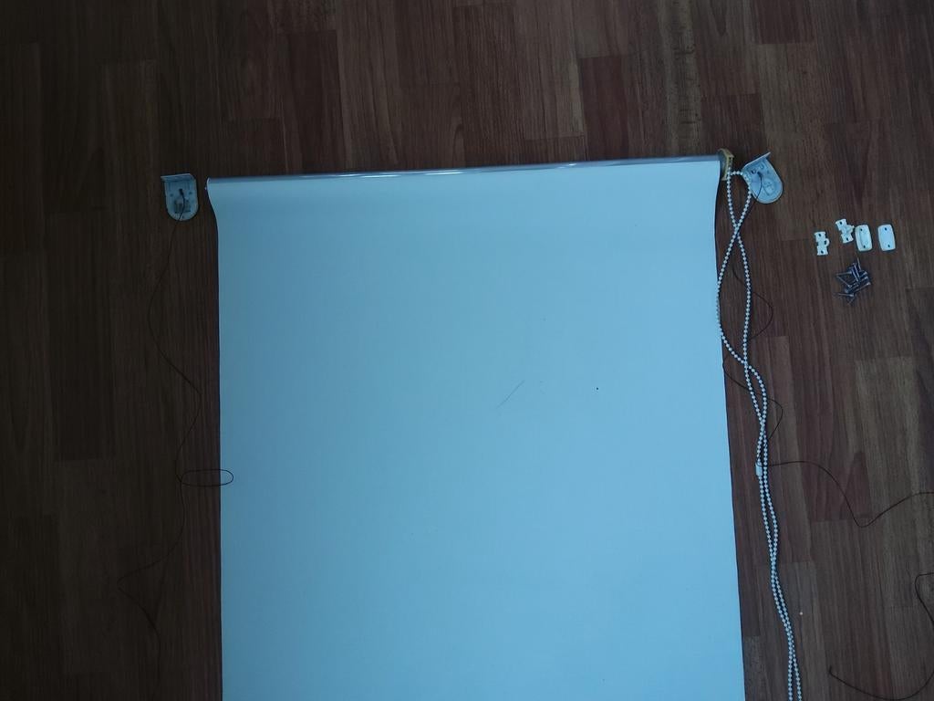 Rolgordijn cremekleurig 72cm breed, Ophalen