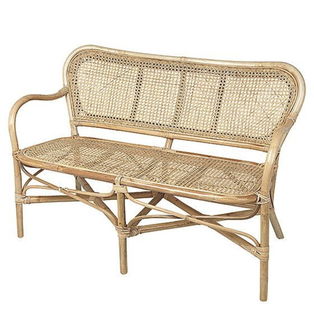 Trouwbankje, rotan bankje, bruiloft decoratie, Ophalen, Geboorte of Huwelijk