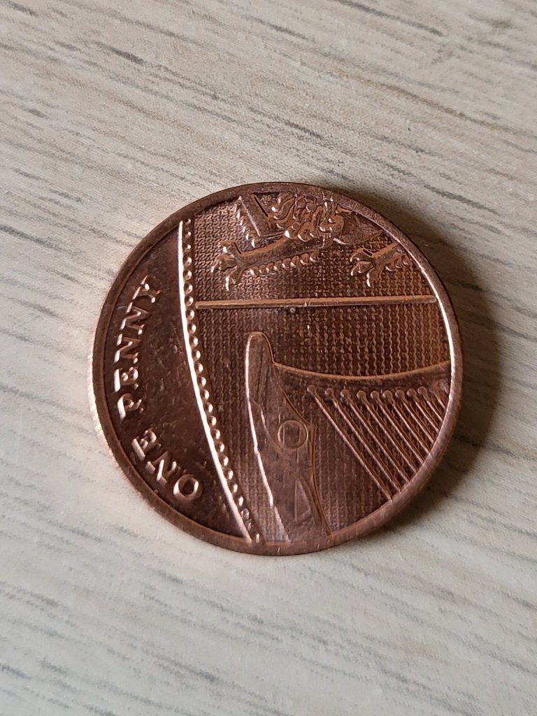Munt Groot-Brittannië 1 penny 2010., Verzenden, Overige landen, Losse munt