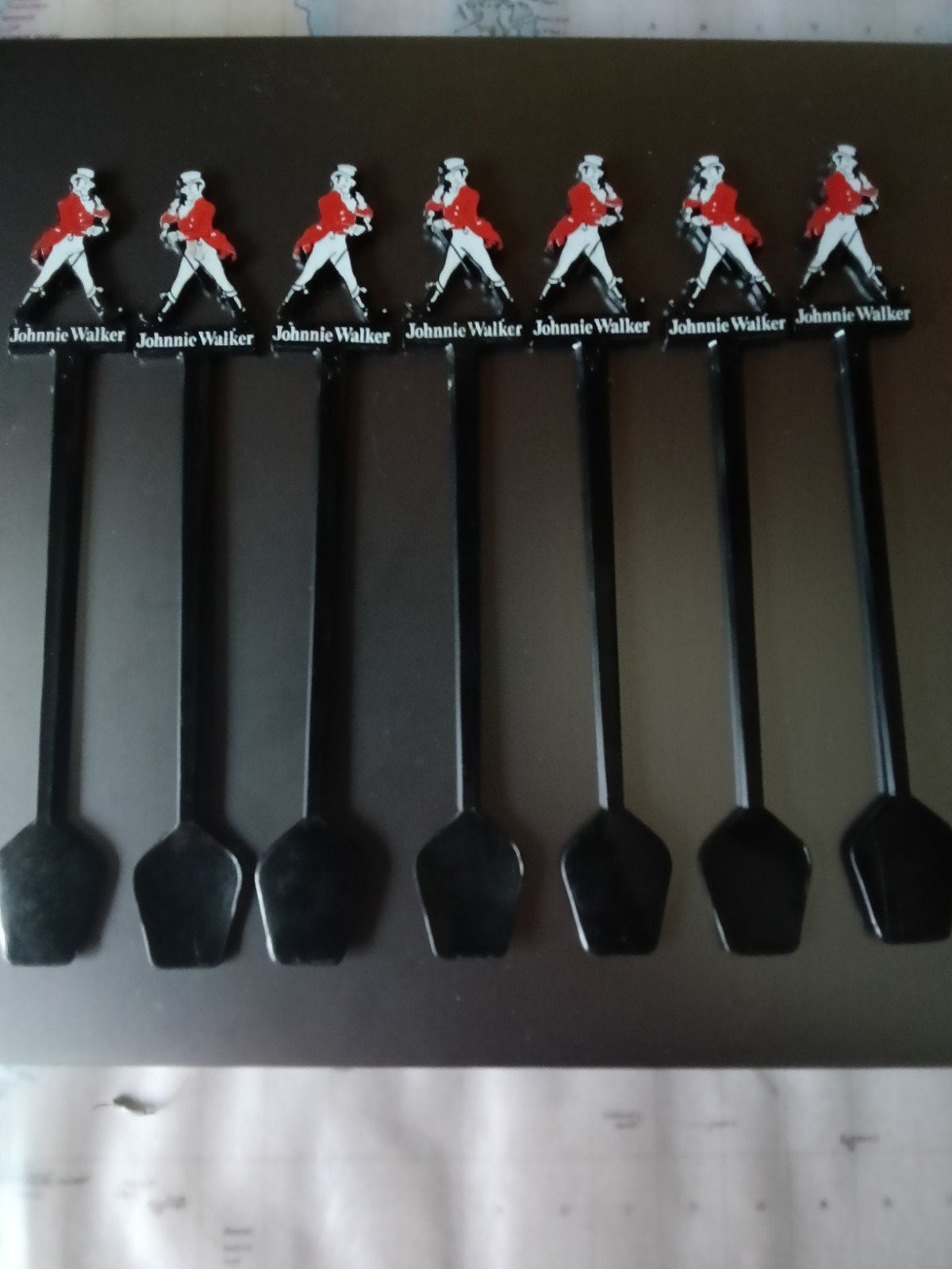JOHNNIE WALKER vintage Swizzle Sticks, Ophalen of Verzenden, Zo goed als nieuw, Overige onderwerpen, Speldje of Pin
