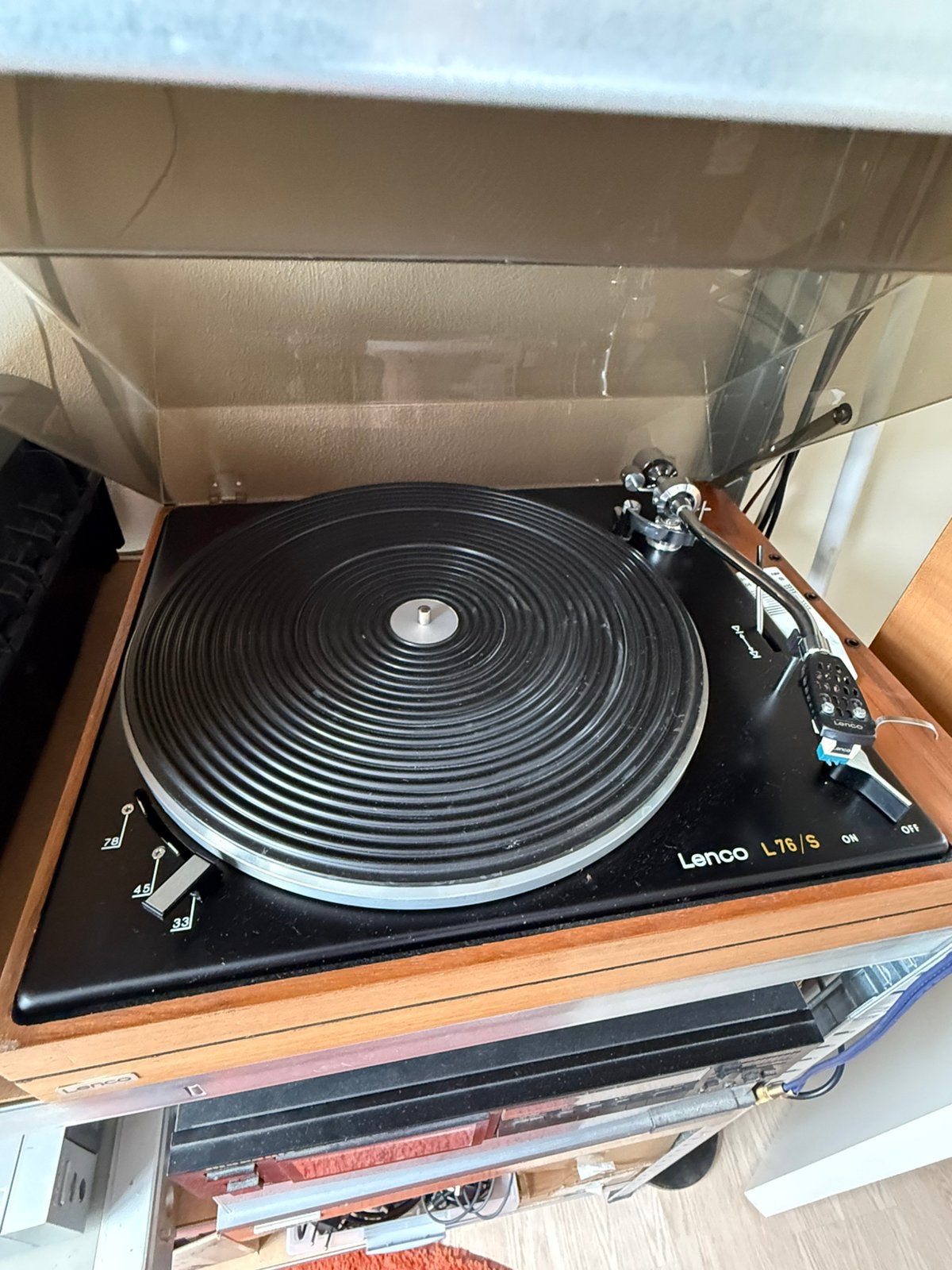Te koop goedwerkende lenco L76/s platenspeler, Ophalen of Verzenden, Zo goed als nieuw, Overige merken