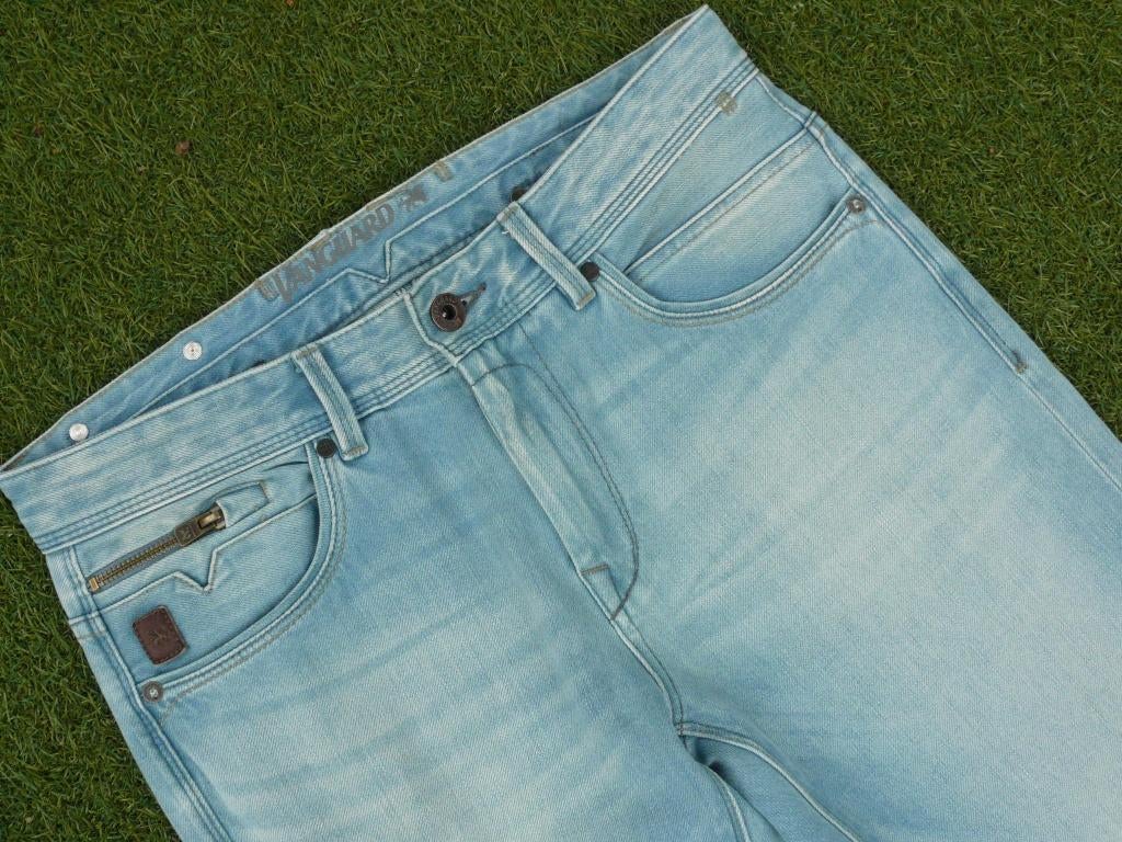Vanguard spijkerbroek maat 31 lengte 32 stretch, Blauw, W32 (confectie 46) of kleiner, Ophalen of Verzenden, Zo goed als nieuw