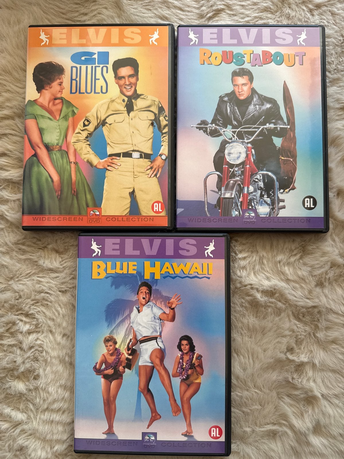 Elvis Presley DVD Collectie: GI Blues, Roustabout, Blue Hawa, Engels, Alle leeftijden, Breedbeeld, Ophalen of Verzenden