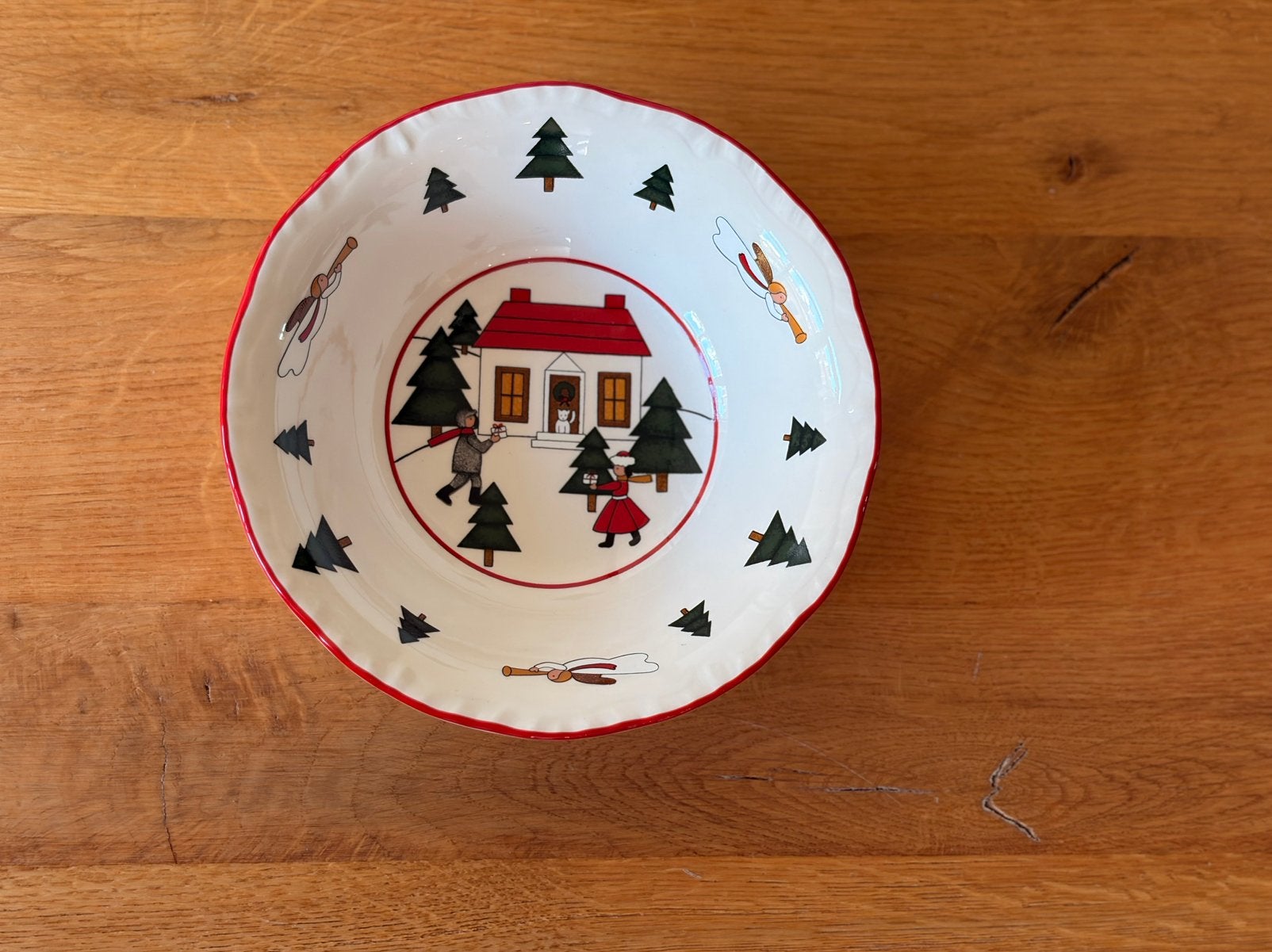 Mason's Christmas Village papschaaltje 15 cm | 1983, Ophalen of Verzenden