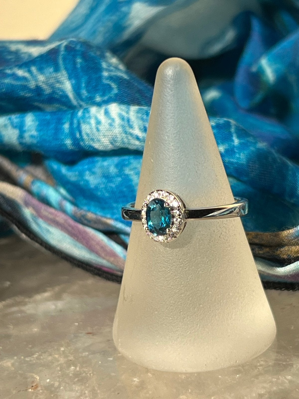 Topaas London blue beschermt intuïtie geluk zeldzaam uniek, Blauw, Magnolia11, Nieuw, Ophalen of Verzenden