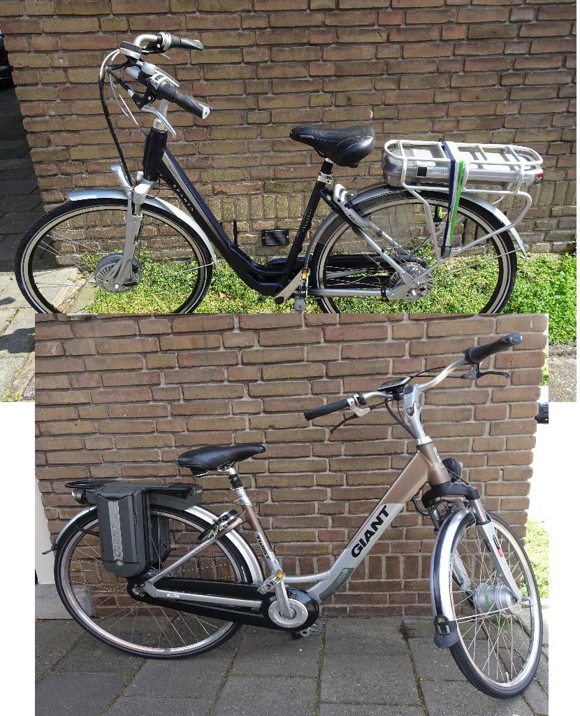 2 elektrisch fiets Sparta Elegance & Giant Twist Hybri samen, 51 tot 55 cm, Ophalen, Gebruikt, Sparta