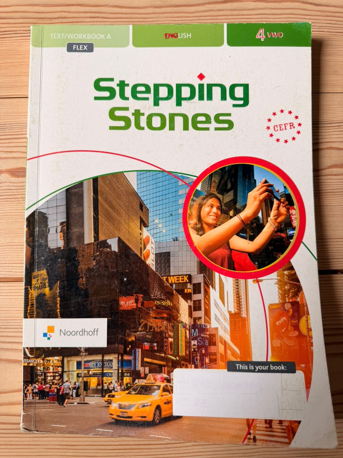 Stepping Stones 4 vwo Flex – Text/Workbook A (Noordhoff), Ophalen of Verzenden, Zo goed als nieuw, VWO, Engels