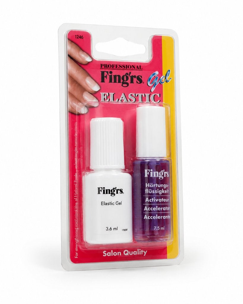 Fing’rs Professional Elastic Gel nagelverstevigingsset, ., Overige typen, Nieuw, Ophalen of Verzenden