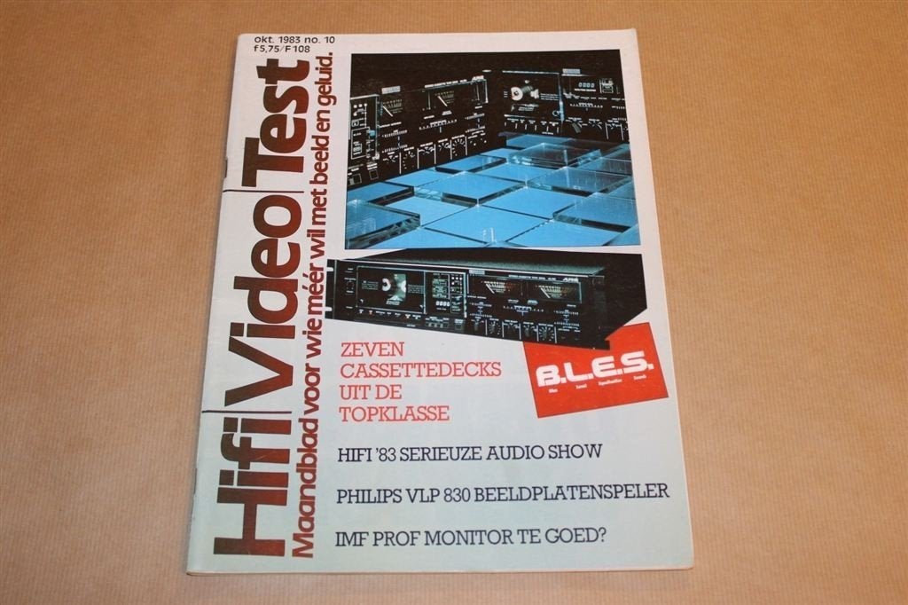 Magazine - Hifi Video Test - No. 10 - 1983, Ophalen of Verzenden, Zo goed als nieuw