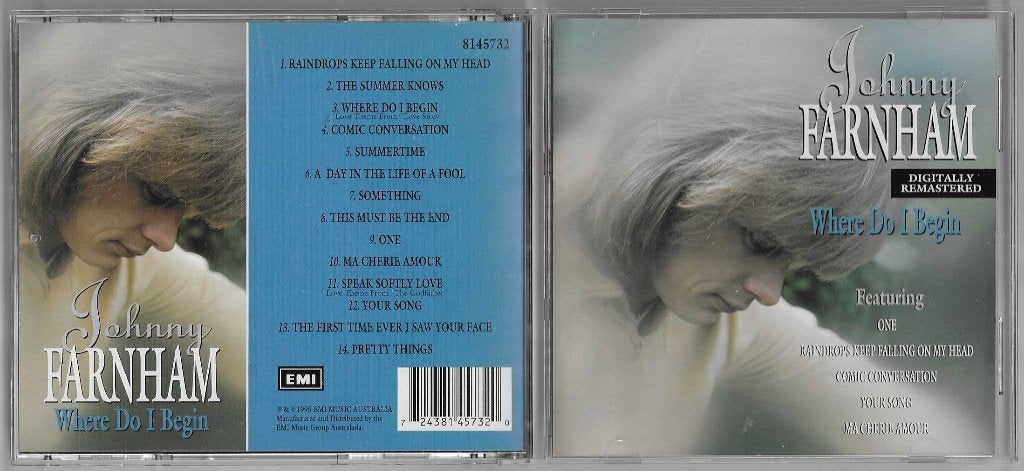 John (Johnny) Farnham - Where Do I Begin, Ophalen of Verzenden, Gebruikt, Remastered