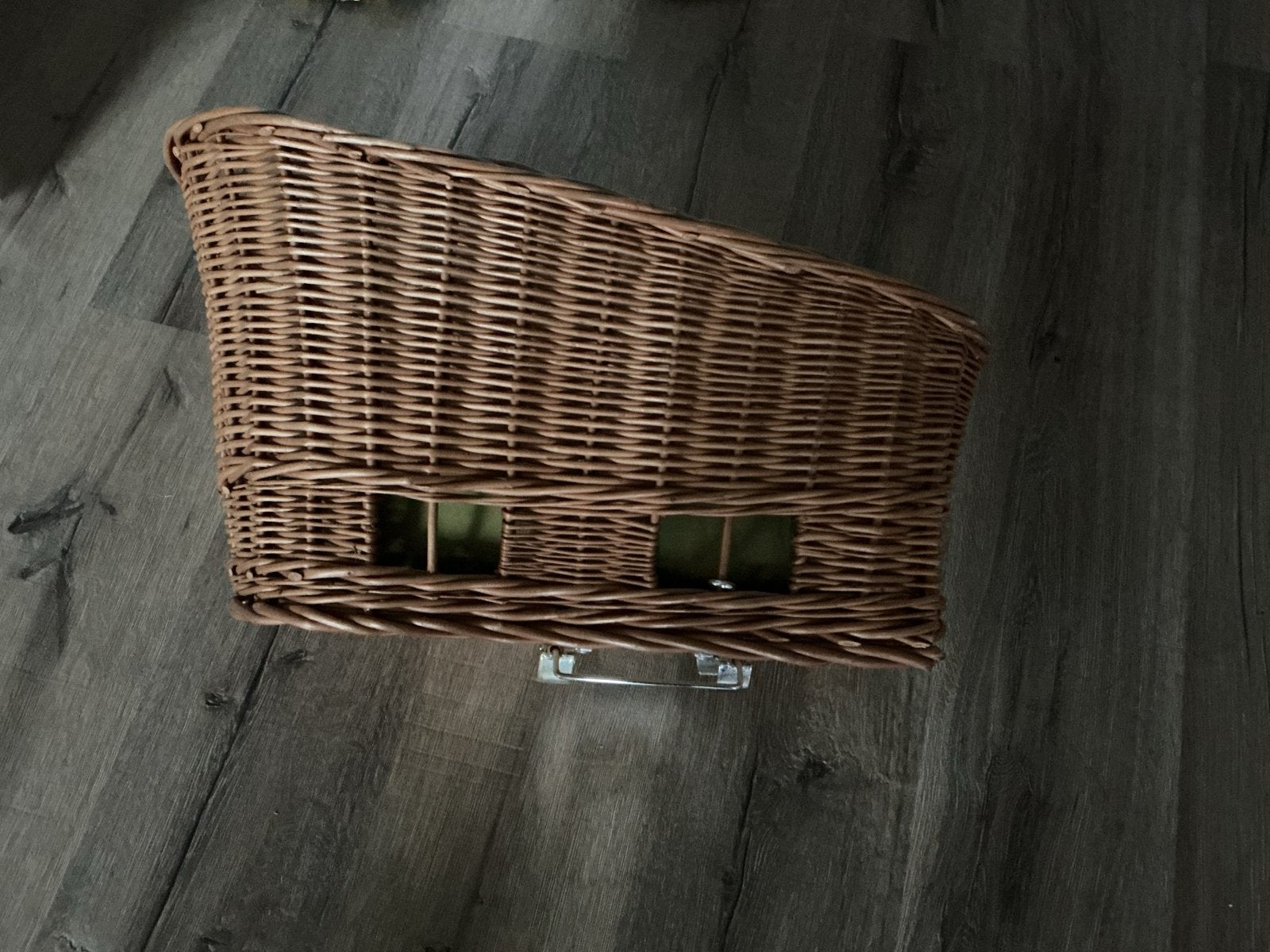 Rotan fietsmand voor huisdieren, Ophalen of Verzenden, Gebruikt, Fietsmand