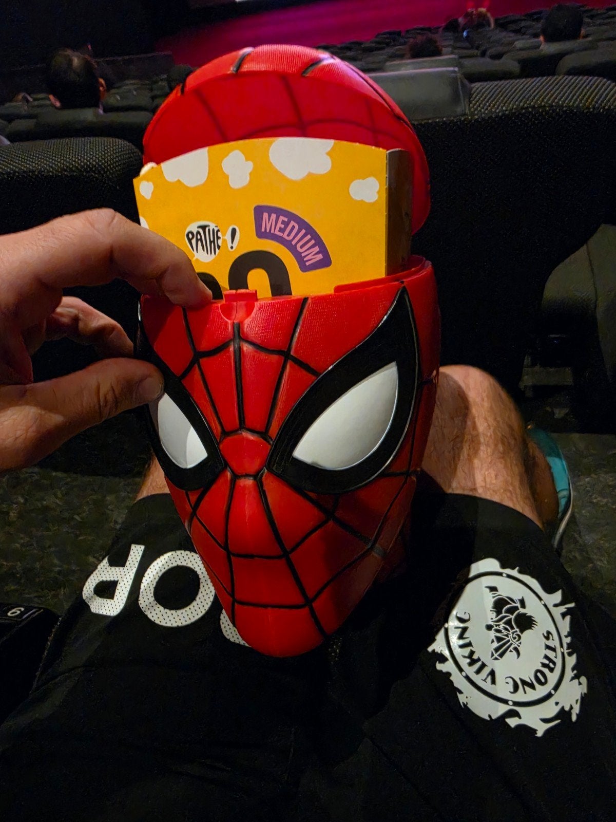 Gloednieuwe Spiderman Popcorn Bak - Schoon & Verzamelobject, Ophalen of Verzenden, Nieuw