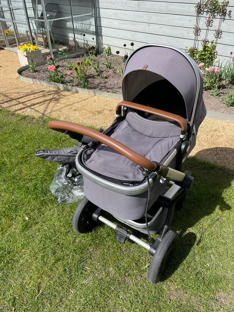 Joolz Day 3 Kinderwagen – Hippo Grey | + Accessoires, Gebruikt, Verstelbare duwstang, Combiwagen, Ophalen