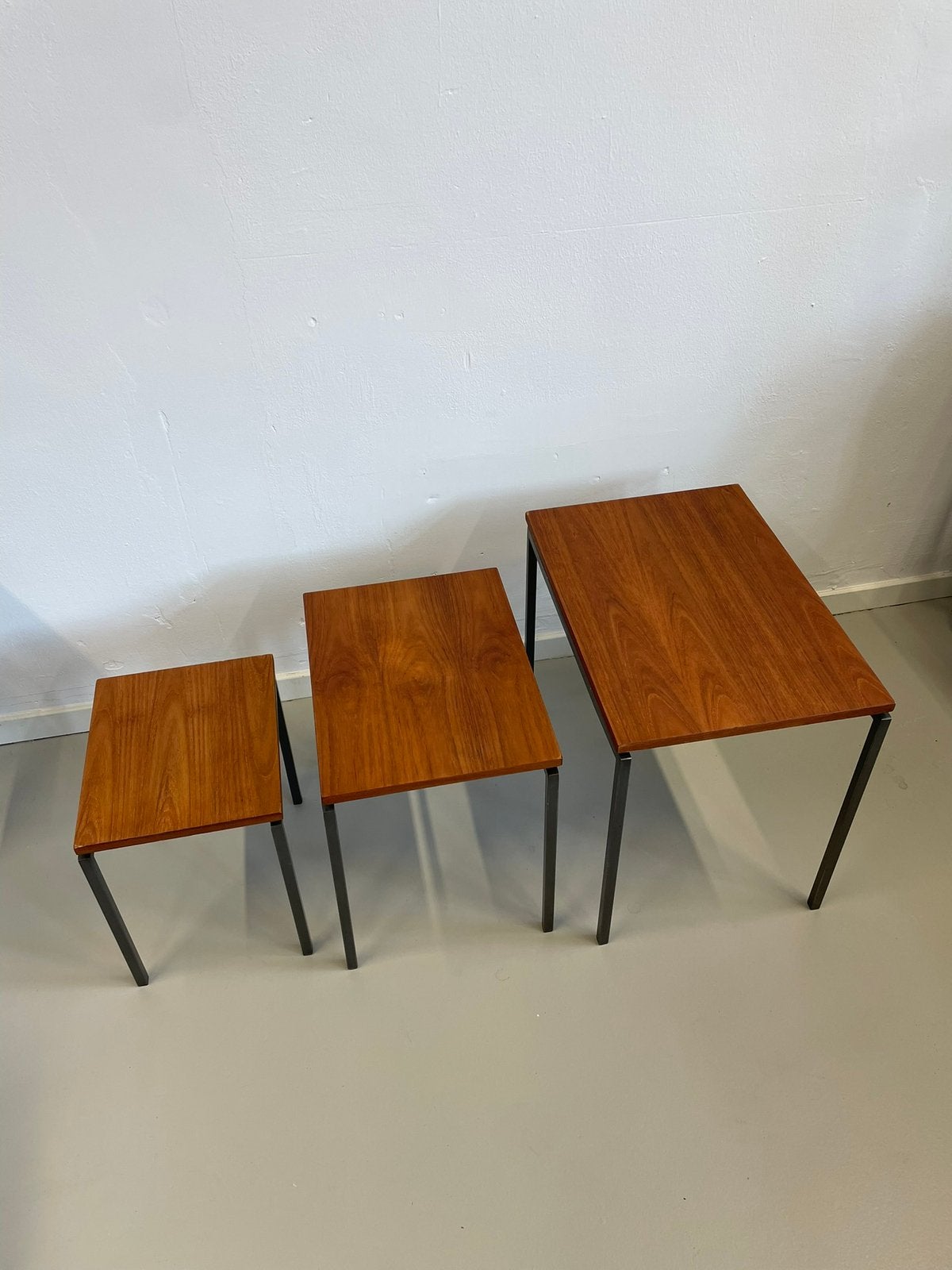 Originele Pastoe Mimiset Bijzettafel, Minder dan 55 cm, Mid-century modern / vintage, Zo goed als nieuw, Rechthoekig