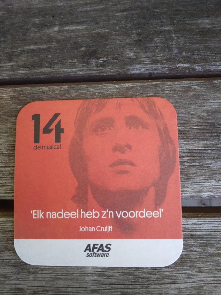 Collectors item bierviltje Johan Cruijff, Ophalen of Verzenden, 2000 tot heden, Nieuw in verpakking
