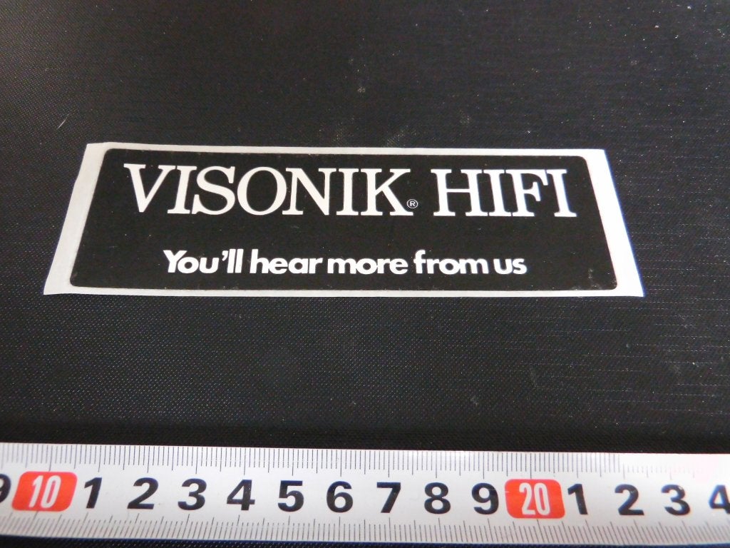 sticker VISONIK HiFi  You'll hear more fromus, Ophalen of Verzenden, Zo goed als nieuw
