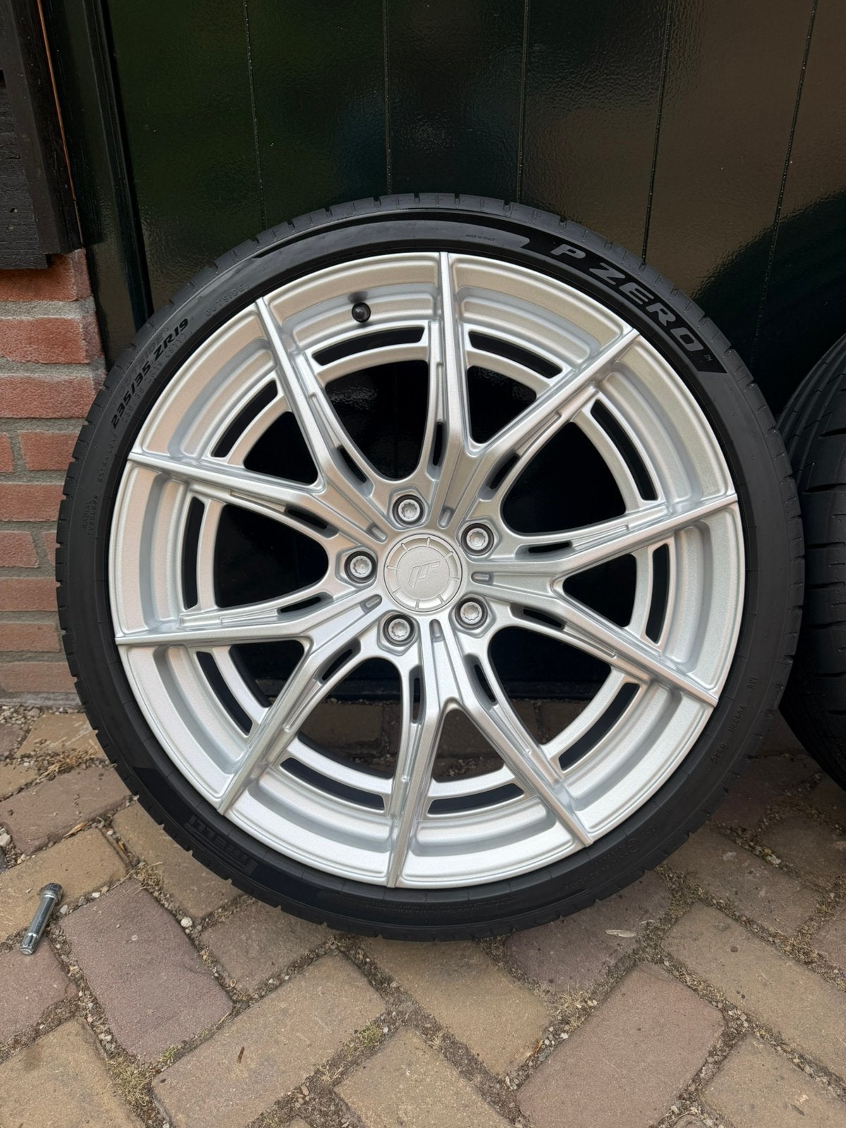 JR Wheels JR50 R19 235/35 5x112 volkswagen golf audi a3 seat, Auto-onderdelen, Banden en Velgen, 19 inch, Gebruikt, Banden en Velgen