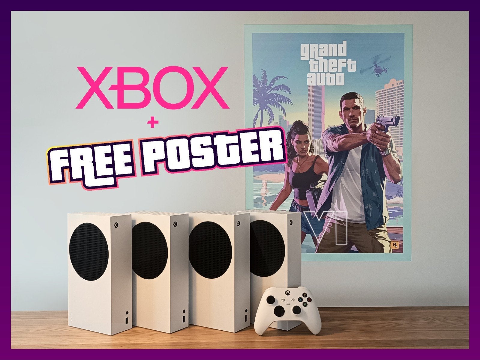 Xbox Series S - Ready For GTA 6 + FREE poster!, Spelcomputers en Games, Ophalen, Zo goed als nieuw