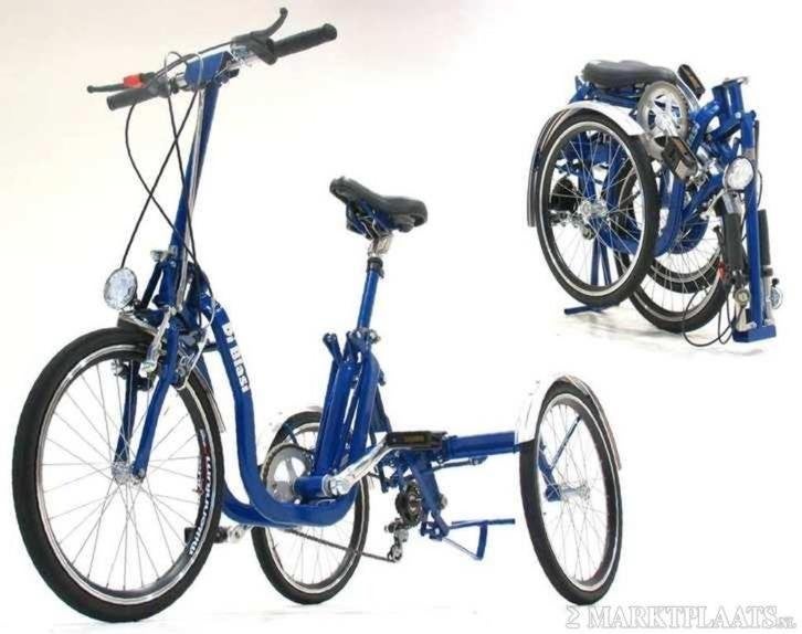 Driewieler opvouwbaar R32 Di Blasi, Fietsen en Brommers, Ophalen, Holland-bikes, Nieuw, Groene wuiver 3  1718LM Hoogwoud