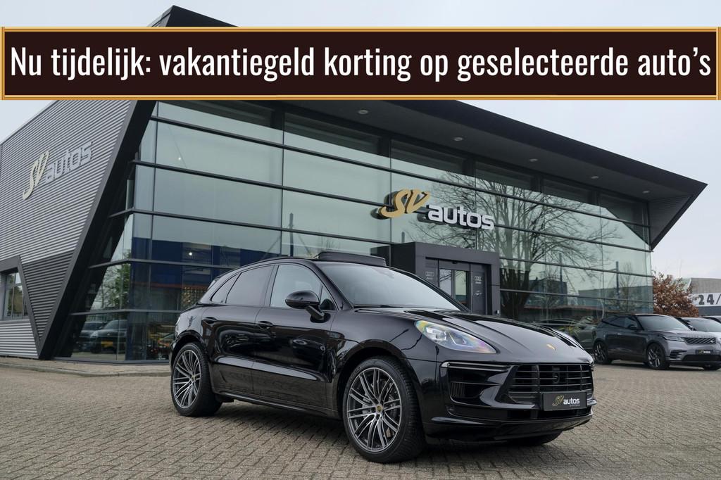 Porsche Macan 2.9 Turbo 441pk Panoramadak Luchtvering Adapti, Automaat, Gebruikt, Zwart, Bedrijf