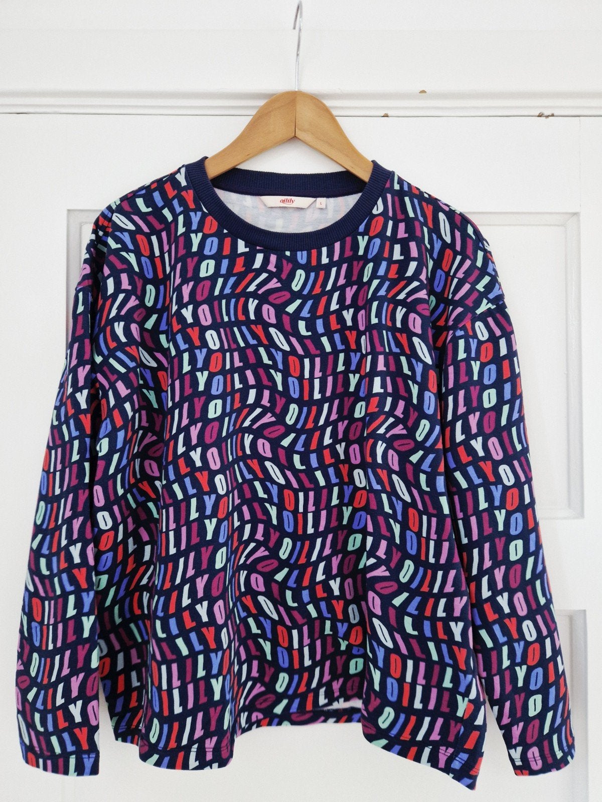 Oilily sweater/top lange mouwen - zgan - maat L, Oilily, Maat 42/44 (L), Zo goed als nieuw, Lange mouw