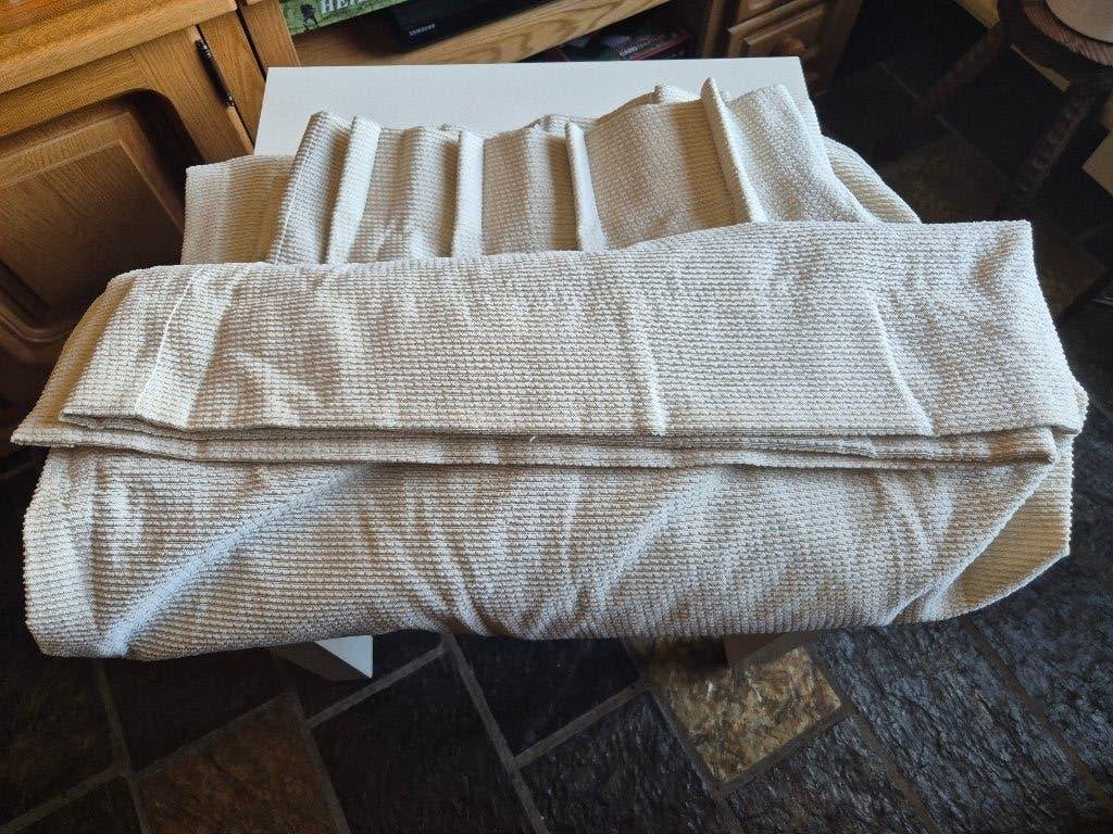 Verduisteringsgordijn, Ophalen, Overige materialen, Crème, Gebruikt