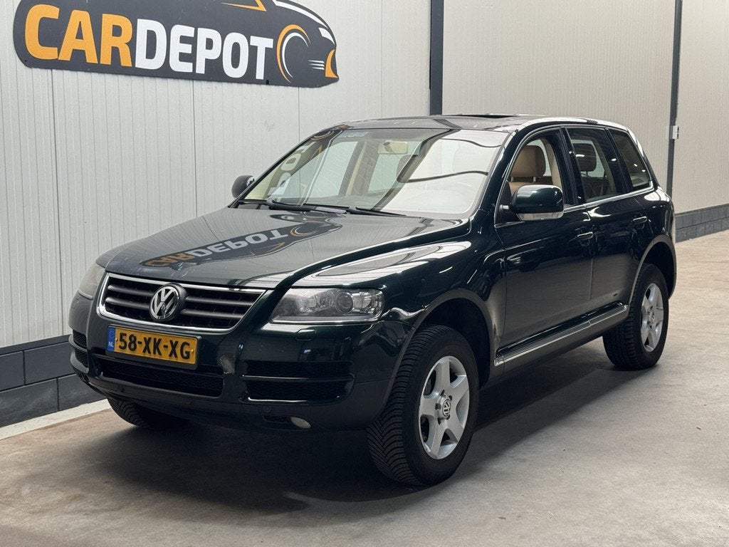 Volkswagen Touareg 3.0 TDI Technisch super.Airco 4x4 Trekhaa, Automaat, Stof, Gebruikt, Beige