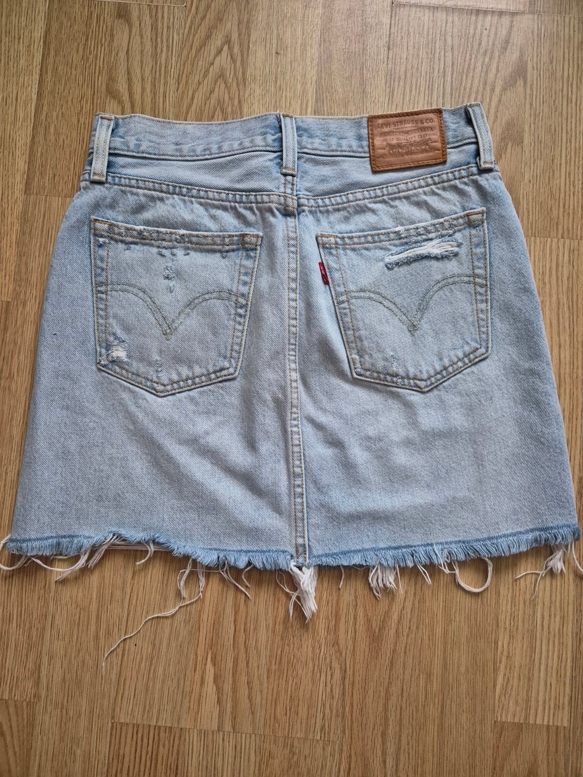 Levi's Premium denim rok - Maat 25 (S), Blauw, Ophalen of Verzenden, Maat 36 (S), Boven de knie