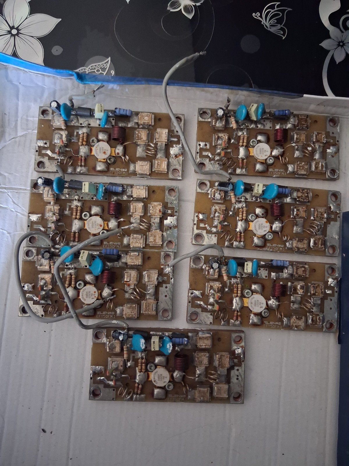 Elenos eindtrap printen blf177 150w op koperen koelplaat, Telecommunicatie, Zenders en Ontvangers, Ophalen of Verzenden, Zender