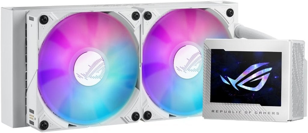 ASUS ROG RYUJIN III 240 ARGB Wit, Computers en Software, Computerkoelers, Ophalen of Verzenden, Zo goed als nieuw, Waterkoeling