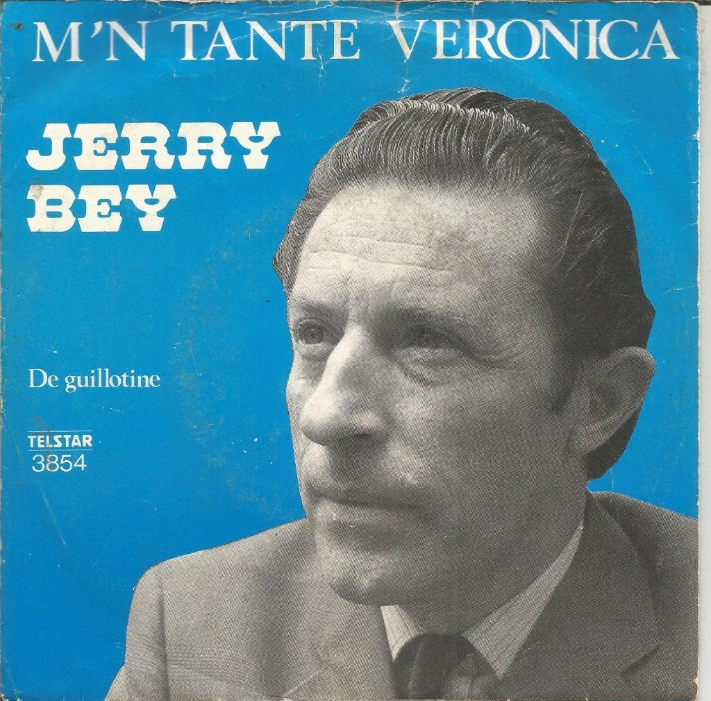 Jerry Bey – M'n Tante Veronica (1983), Gebruikt, Fotohoes, 7 inch, Ophalen of Verzenden