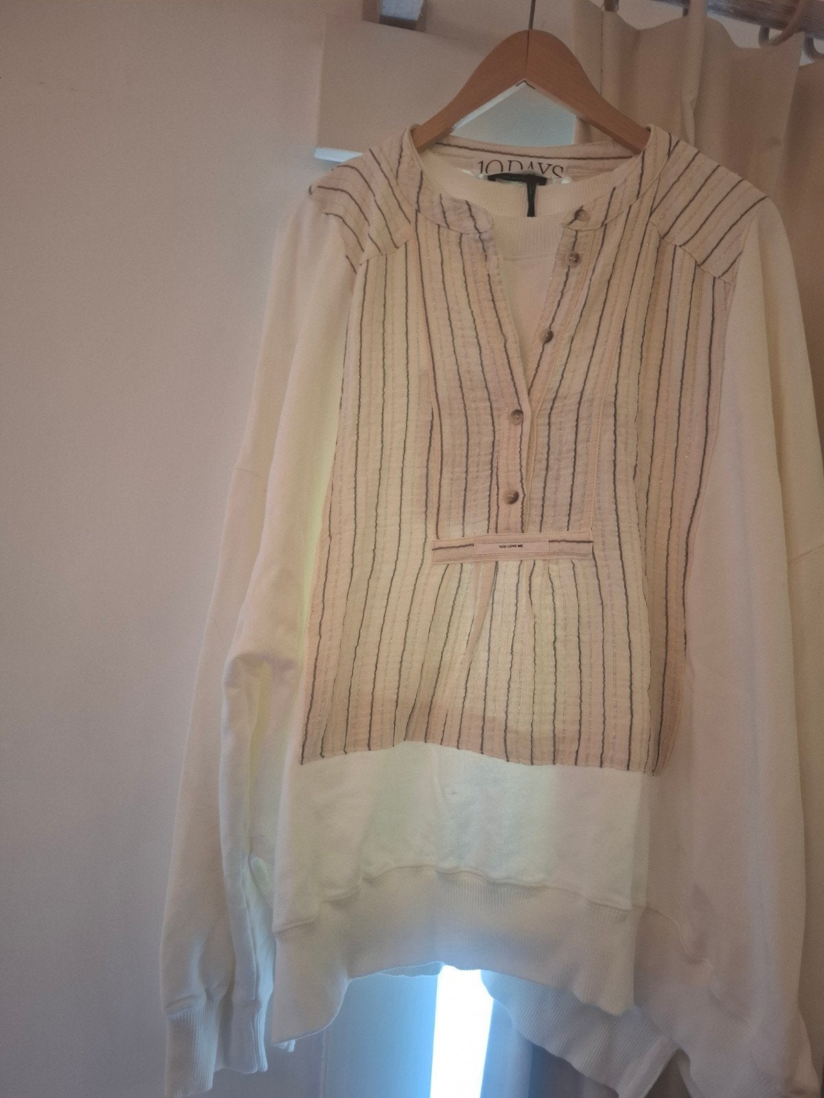 Unieke 10DAYS trui - Universele maat, Kleding | Dames, 10DAYS, Beige, Maat 42/44 (L), Nieuw