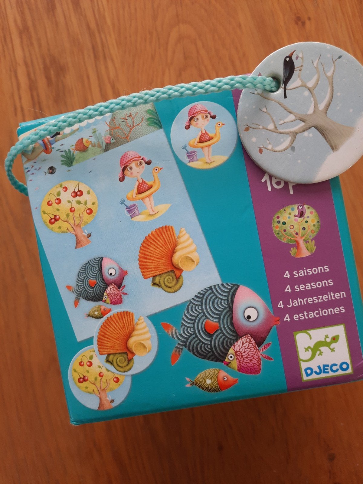 Djeco 4 Seizoenen Puzzel - Educatief Spel voor Kinderen, Kinderen en Baby's, Speelgoed | Educatief en Creatief, Ophalen of Verzenden
