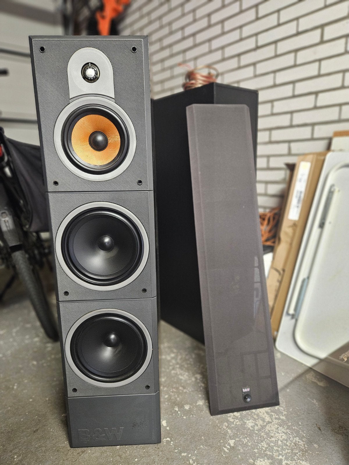 B&W DM 640 N Vloerstaande Luidsprekers - Topgeluid!, Audio, Tv en Foto, Luidsprekers, 150 watt of meer, Vloerstaande luidspreker