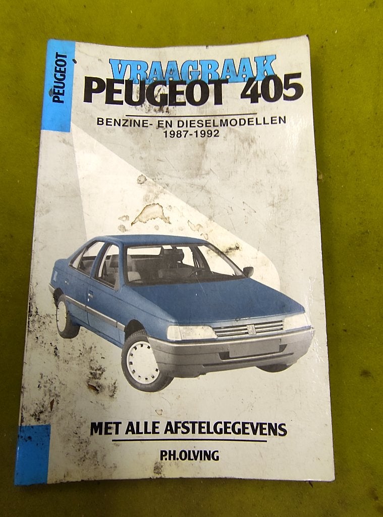 Vraagbaak werkplaatshandboek peugeot 405 1987-1992, Auto diversen, Handleidingen en Instructieboekjes, Ophalen of Verzenden