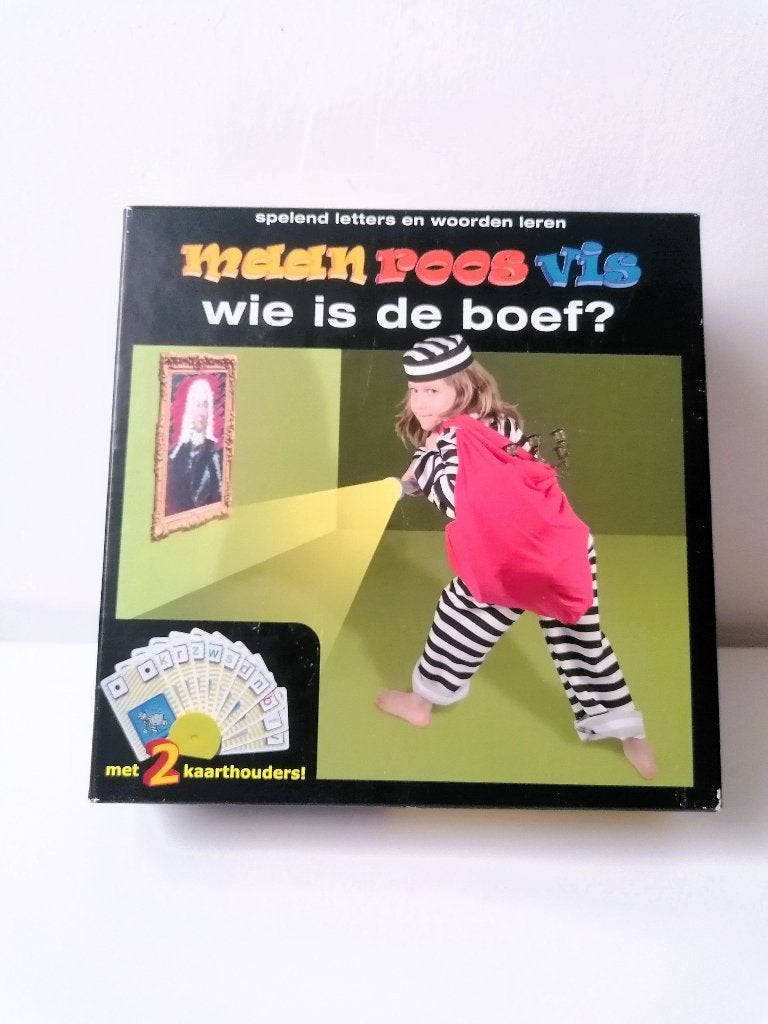 Spel Wie is de boef? van Zwijsen thuis leren lezen, Een of twee spelers, Ophalen of Verzenden, Gebruikt, Zwijsen