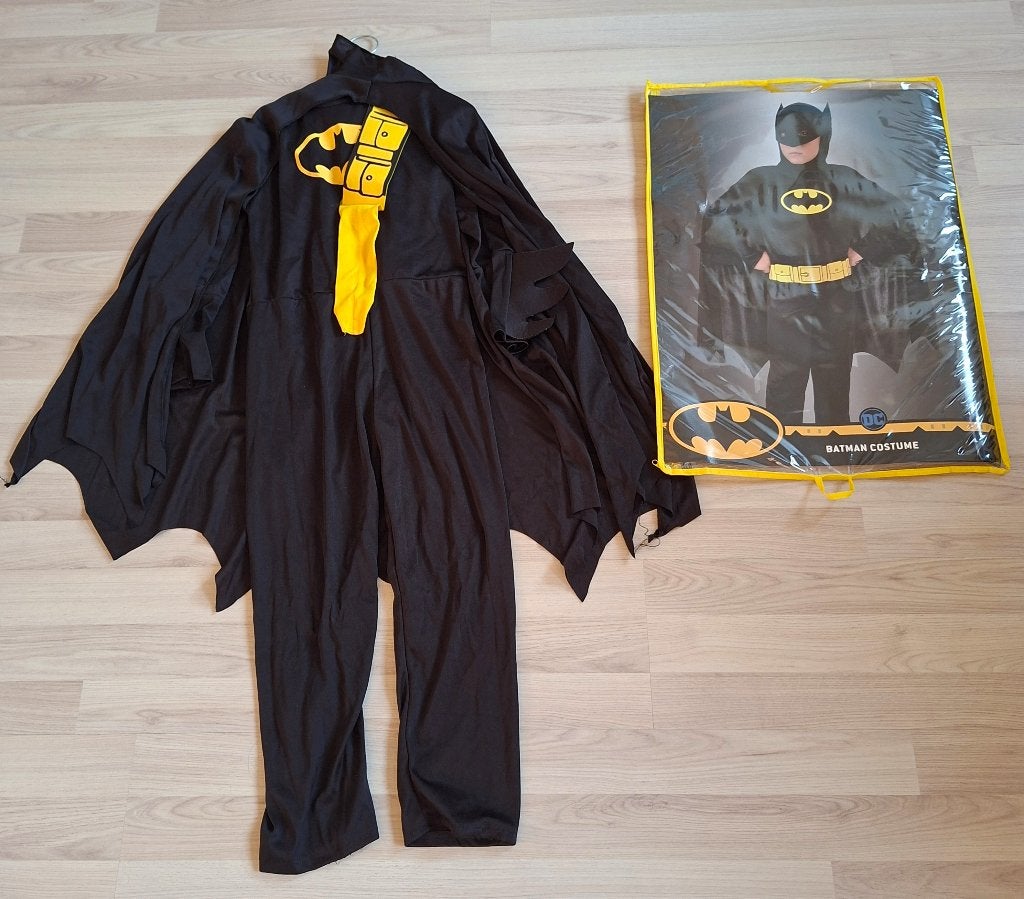 Stoer Batman Kostuum / Verkleedpak (5-7 jaar / maat 116-122), Ophalen of Verzenden, Gebruikt, Kostuum, Halloween of Griezel