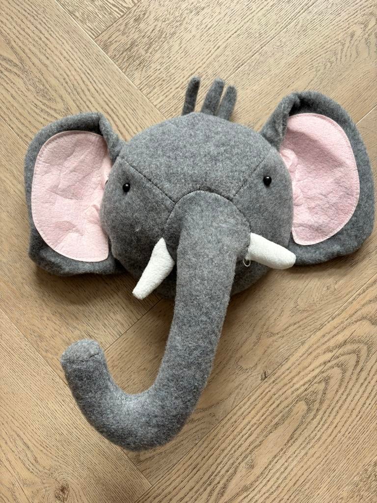 Kleine dierenkop olifant, Ophalen of Verzenden, Zo goed als nieuw, Wanddecoratie
