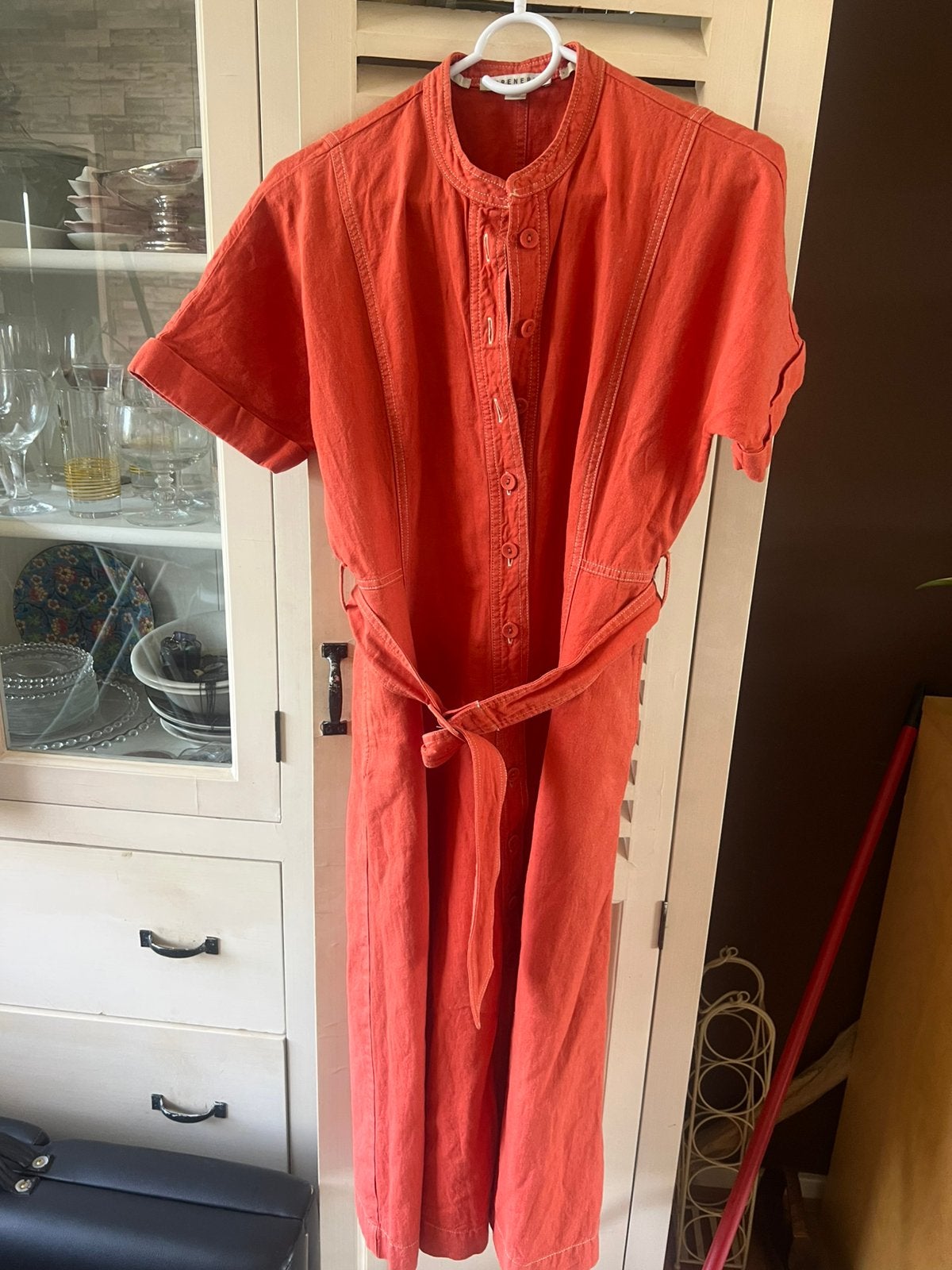 Oranje jurk, Kleding | Dames, Ophalen of Verzenden, Zo goed als nieuw, Oranje
