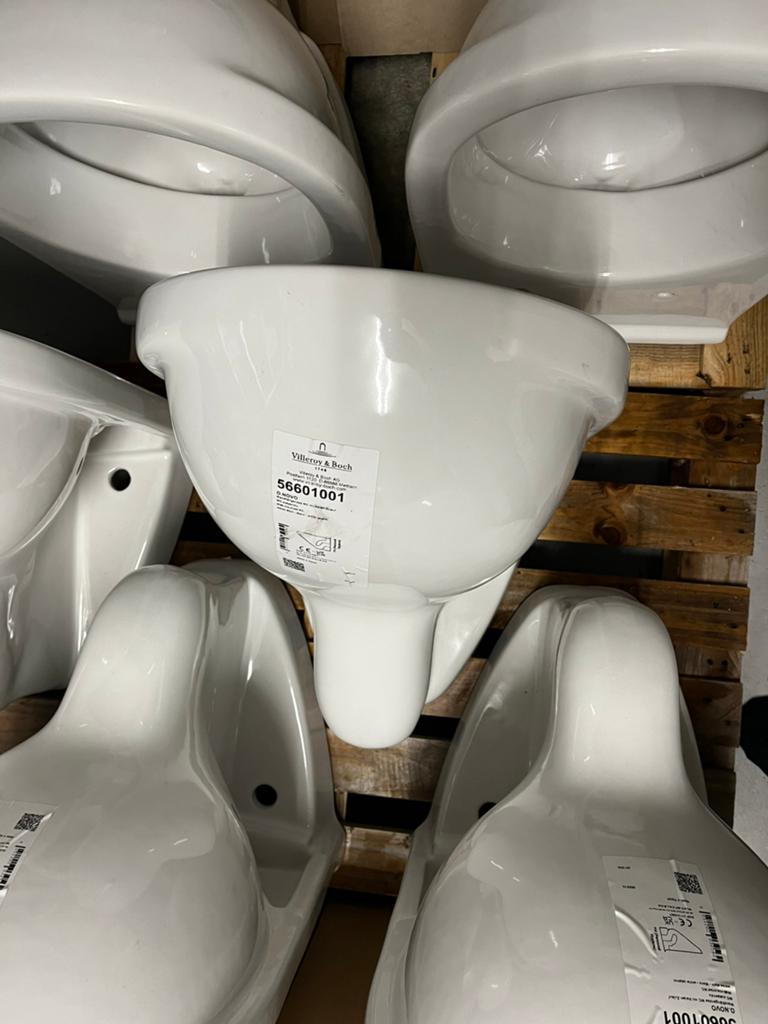 Villeroy en Bosch o novo toilet, Ophalen, Rond, Aardewerk, Binnen