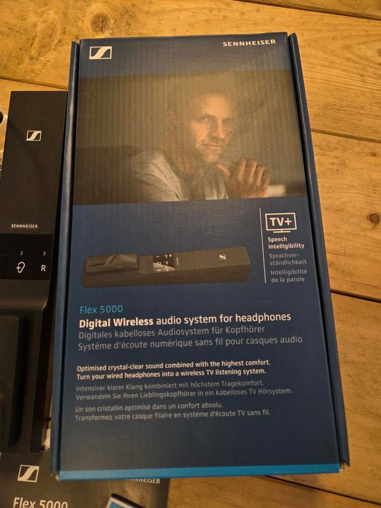 Sennheiser Flex 5000 Digitaal Draadloos Audio Systeem, Audio, Tv en Foto, Koptelefoons, Ophalen, Zo goed als nieuw, Sennheiser
