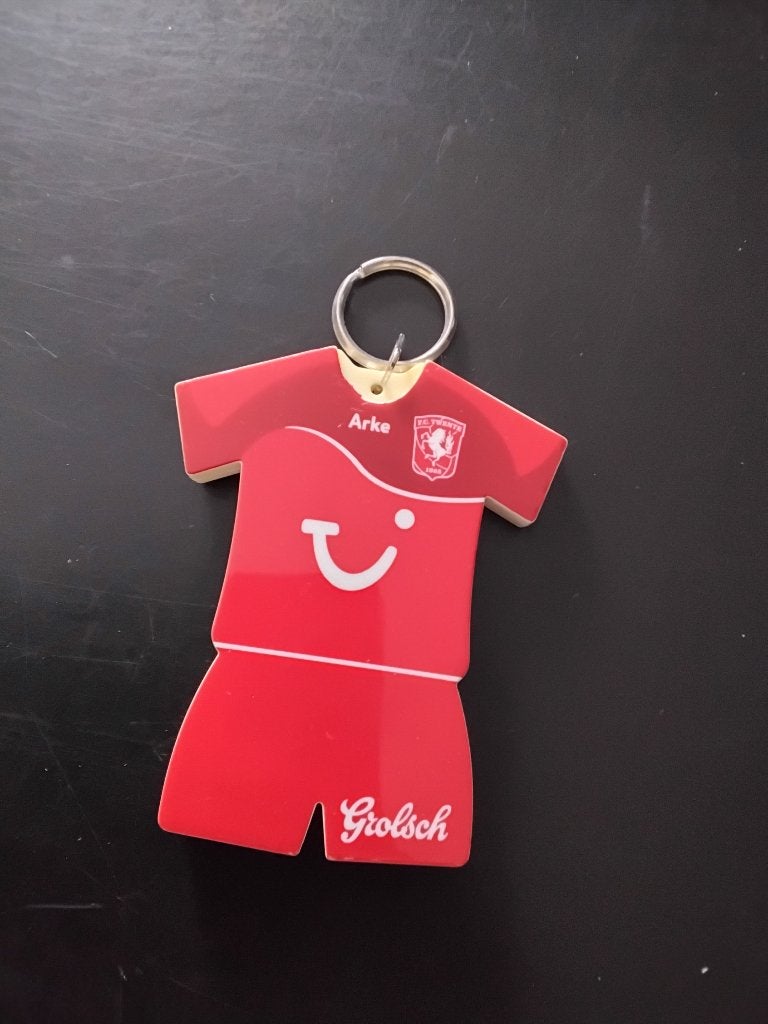 Grolsch fc twente sleutelhanger met geluid, Ophalen of Verzenden, Nieuw, F.C. Twente, Shirt