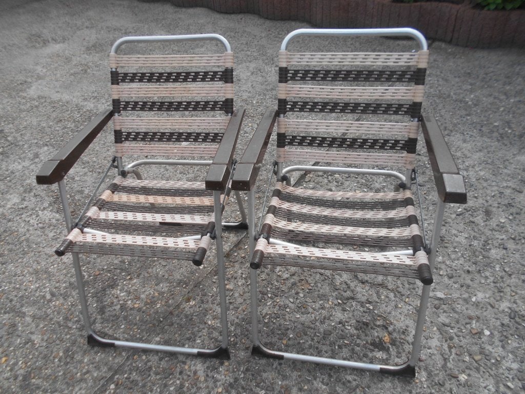 2 Campingstoeltjes, Ophalen, Gebruikt, Campingstoel
