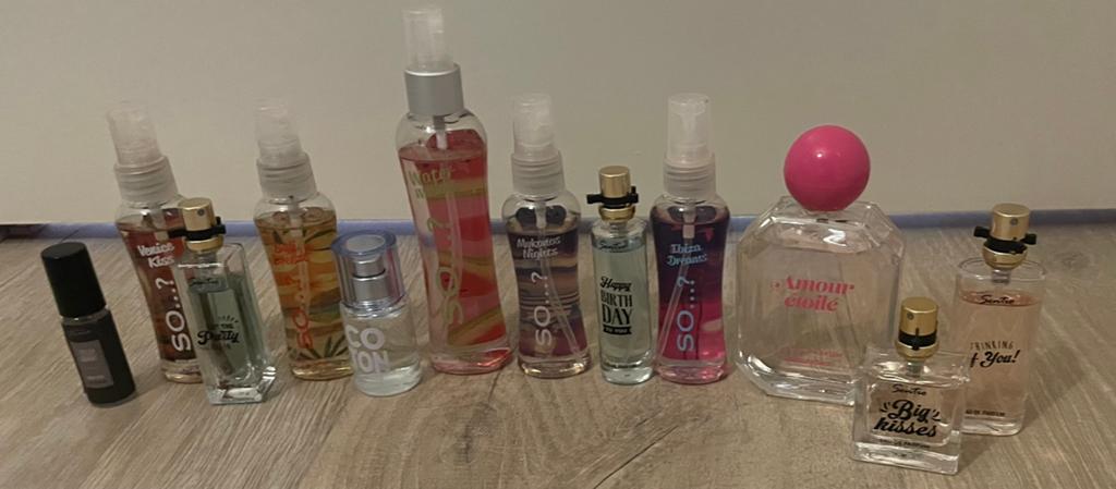 Set parfums en bodymisten, verschillende merken en maten, Ophalen of Verzenden, Zo goed als nieuw