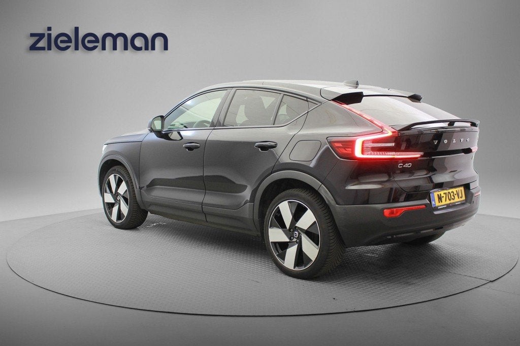 Volvo C40 Recharge Twin 78 kWh - Panorama, Carplay, 360 Came, Auto's, Overige modellen, Met garantie (alle), Zwart, USB