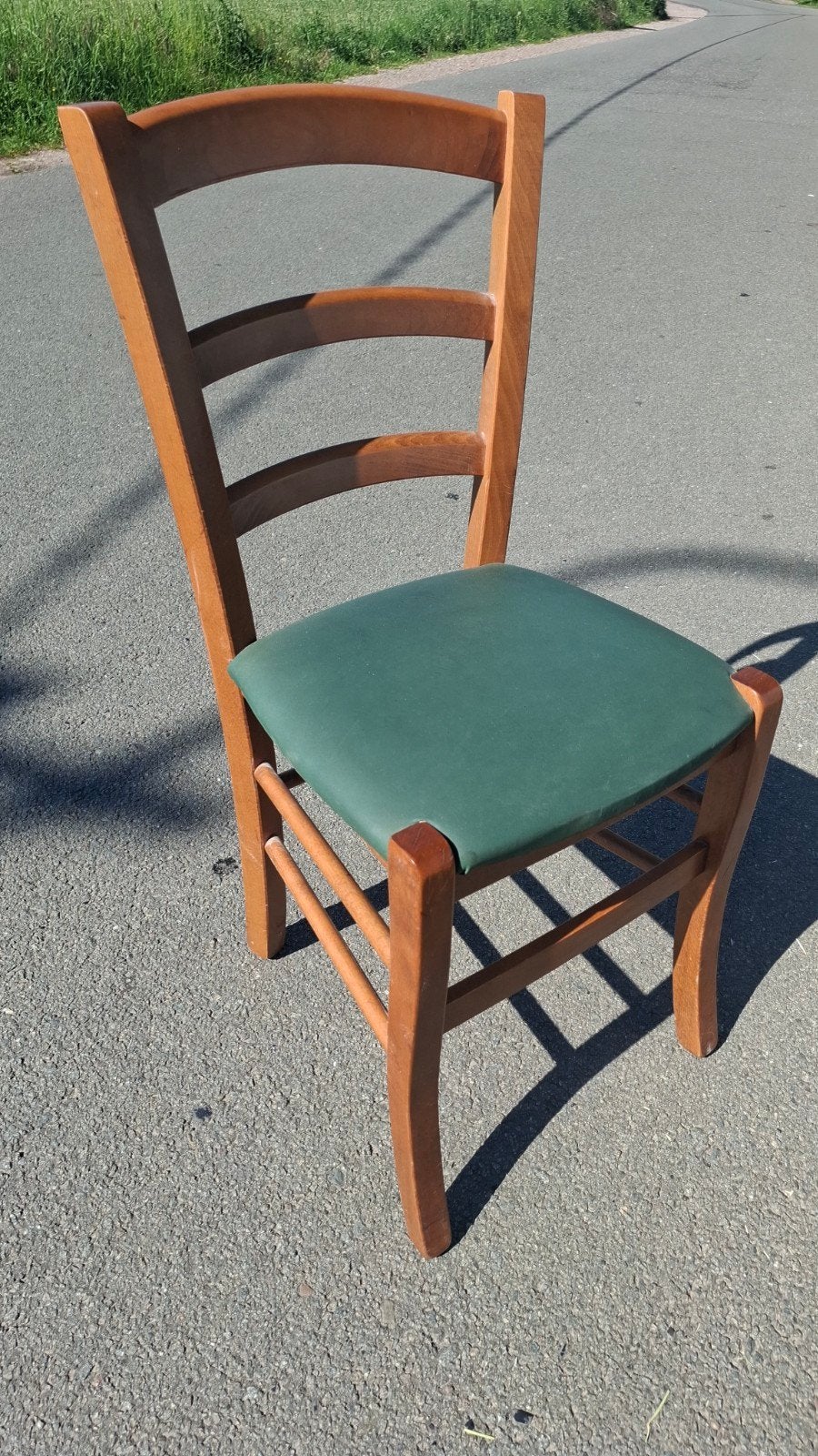 46 cafe bistro horeca stoelen hout frame nette partij, Ophalen of Verzenden, Bruin, Leer, Vijf, Zes of meer stoelen