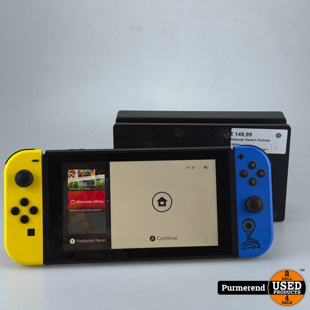 Nintendo Switch Fortnite Edition, Nintendo, Gebruikt, Support@nintendo.com, 11-1 Hokotate-cho, Kamitoba, Minami-ku
Kyoto 601-8501
Japan