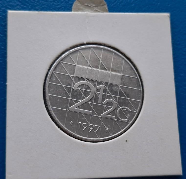 2 1/2 gulden 1997 - Beatrix in munthouder, Verzenden, Koningin Beatrix, 2½ gulden, Losse munt