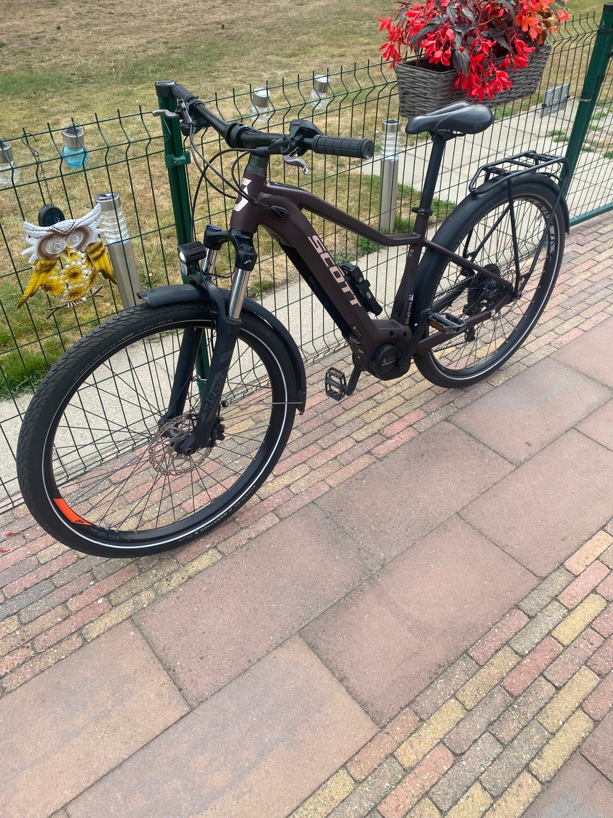 Scott Axis eRIDE 20 Lady Luxe all around fiets, Hardtail, 45 tot 49 cm, Zo goed als nieuw, Schijfrem