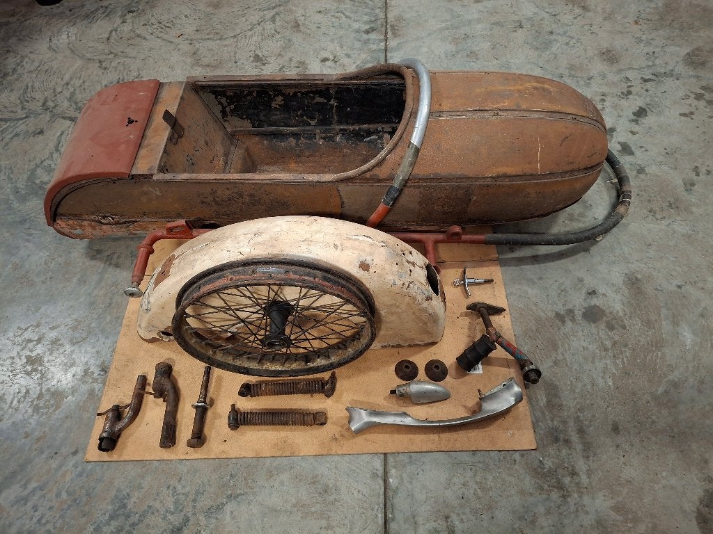 Steib S500 zijspan - opknapper, Motoren, Ophalen, Gebruikt